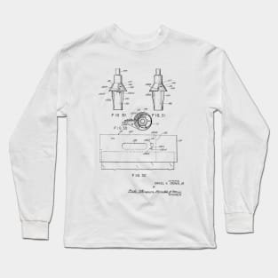 Urinary Drainage System Vintage Patent Hand Drawing Long Sleeve T-Shirt